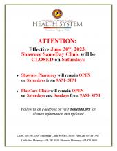 My Health, My Choice, Option 3 Absentee Shawnee Tribal Health System